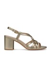 Geox sandale de piele D VIRNILISA 65 S culoarea auriu, D55YZB 000Y2 C2012