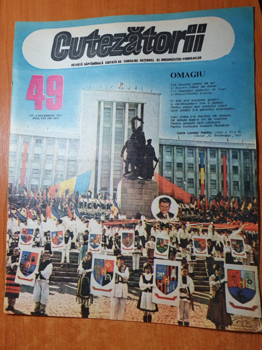revista pentru copii - cutezatorii 8 decembrie 1983