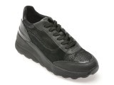 Cumpara ieftin Pantofi sport GEOX negri, D45WAA, din piele naturala
