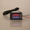 Ceas indicator 4-28V temperatura apa tensiune baterie auto moto camion barca tractor rulota, Universal
