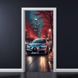 Folie imprimata color pentru decor Usa, dimensiune 200 x 90cm, model: AVX-DR08, AVEX