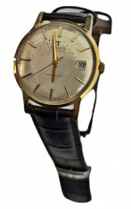 ceas vintage Tissot din aur 18k automatic, cca 1960 foto