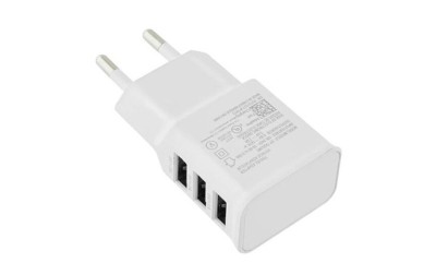 Network charger Lamtech, 2.1A, 3xUSB,Wh foto