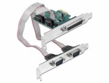 PCI Express cu 2 x Serial RS-232 + 1 x Paralel DB25 IEEE1284, Delock 90413