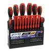 Set 36 Surubelnite Biti Hillen&amp;Mohr Dedra Otel S2, Suport Magnetic, Cruce, Dreapta, Torx, Phillips, Pozidriv