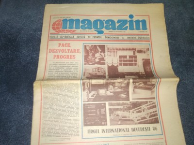 REVISTA MAGAZIN 18 OCTOMBRIE 1984 foto