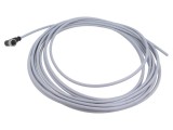 Conector HARTING M12 mufă mamă 5 pini unghi 7,5m PVC