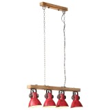 Lampa de tavan 25 W, rosu, 90x24x111 cm, E27
