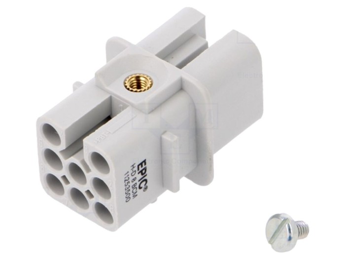 Conector HDC mamă EPIC H-D 9 pini 10A