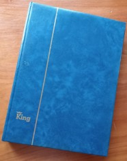 CLASOR GERMAN-&amp;#039;&amp;#039;KING&amp;#039;-&amp;#039;folost -Stare buna -16 foi albe/32pag. / fara foite intre foi/10 rand pe pag.-vezi 5scan foto