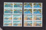 ROMANIA 1985 LP 1127 CANALUL DUNARE-MAREA NEAGRA BLOCURI DE 4 TIMBRE MNH, Nestampilat
