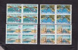 ROMANIA 1985 LP 1127 CANALUL DUNARE-MAREA NEAGRA BLOCURI DE 4 TIMBRE MNH, Nestampilat