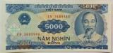 BANCNOTA COMUNISTA 5000 DONG - VIETNAM, anul 1991 *cod 774 = UNC