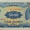BANCNOTA COMUNISTA 5000 DONG - VIETNAM, anul 1991 *cod 774 = UNC