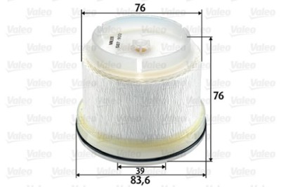 Filtru combustibil VALEO 587933 foto