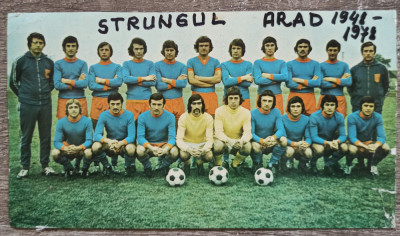 Vedere Echipa de Fotbal Strungul Arad 1978 foto