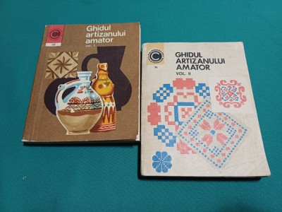 GHIDUL ARTIZANULUI AMATOR * 2 VOL / MIHAELA SC&amp;Icirc;NTEIANU / 1973 *49 foto