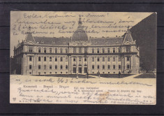 BRASOV PALATUL DE DREPTATE PALATUL DE JUSTITIE CLASICA CIRCULATA 1906 foto