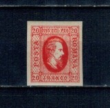1865 - Alexandru Ioan Cuza, efigia in oval, 20 parale neuzat