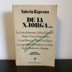 Valeriu R&acirc;peanu, Scriitori dintre cele două războaie, 1986