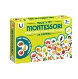 Cumpara ieftin Set magneti Montessori - Fructe si legume
