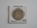 M3 C50 - Moneda foarte veche - Anglia - one penny - 1897, Europa