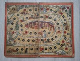 PLANSA JOC VECHI ROMANESC " PITICOT " - VARIANTA FOARTE VECHE - COMUNIST - COLECTIE