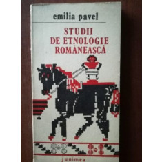 Studii de etnologie romaneasca- Emilia Pavel