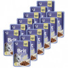 Pungă BRIT Premium Cat Vită &icirc;n jeleu 12 x 85 g