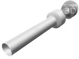Pin tată cupru aurit 0,5mm2 crimp 16A