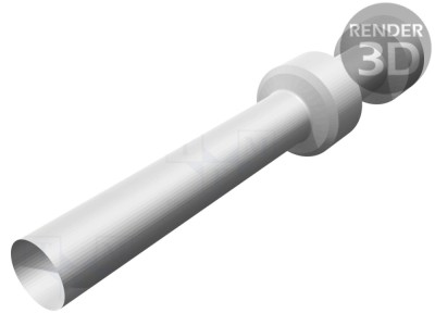 Conector pin tată aurit 16A foto