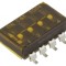Comutator DIP-SWITCH 4 Secțiuni SMT OFF-ON 0.1A 25VDC