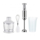 Blender ARSET01, chopper si mixer 3 in 1 din otel inoxidabil cu vas gradat de 700 ml, 1000 W