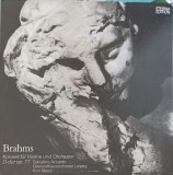 Disc vinil, LP. Konzert Fur Violine Und Orchester D-dur Op. 77-Brahms, Salvatore Accardo, Gewandhausorchest-252600