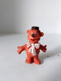 Figurina romaneasca anii 80, Fozzy din Muppets Show, cauciuc, 6cm