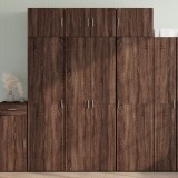 Dulap depozitare stejar maro 70x42,5x225 cm lemn prelucrat