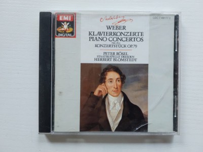 #CD - Weber - Piano Concertos Nos. 1&amp;amp;2 / Konzertst&amp;uuml;ck Op.79, Peter R&amp;ouml;sel foto