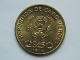 2.50 ESCUDOS 1977 CAPUL VERDE-FAO-AUNC