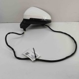 Oglinda Laterala Stanga Audi A5 F53 2017, OEM 8W6857409AN, Negru-Portocaliu, Second Hand