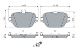 BOSCH 0 986 460 039 set placute frana,frana disc