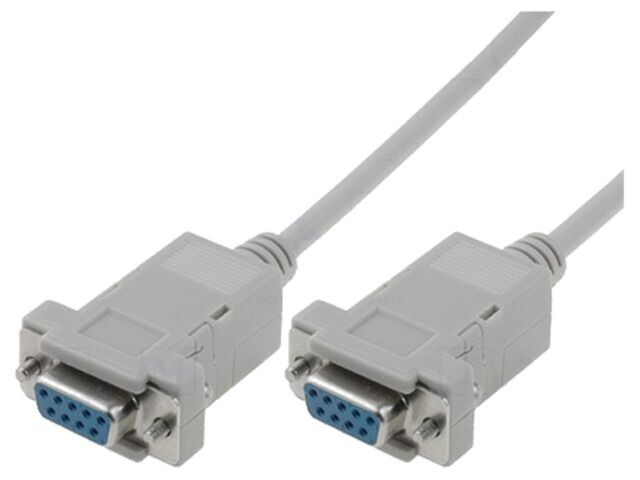 Cablu D-Sub 9 Pin soclu, zero-modem