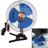 Ventilator auto 24v, bricheta, clema de prindere, oscilant, diametru 20cm,