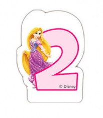 Lumanare tort cifra 2 Rapunzel Printesele Disney foto