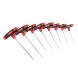 Set chei hexagonale Imbus cu m&acirc;ner &icirc;n T, 8 buc. AMIO-04826