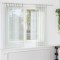 vidaXL Perdele Voile cu Bucle 2 buc Gri deschis 140x175 cm 4102297