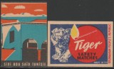 1970-1975 Romania - Set 2 etichete de chibrituri romanesti pentru export