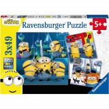 Cumpara ieftin Puzzle Minions, 3X49 Piese, Ravensburger