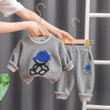 Trening gri pentru baietei - Cuttie (Marime Disponibila: 18-24 luni), Superbaby