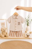 Citir, set pantalonasi si camasuta crem ursuleti (Marime Disponibila: 6 luni)
