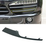 Ornament grila Porsche Cayenne (92a), 04.2010-12.2014, montare fata, stanga, negru; inferior, B-Series, 958 505 877 20; 95850587720